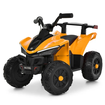 Дитячий електроквадроцикл BAMBI M 6378EL-7 помаранчевий (EVA, экокожа, Bluetooth)