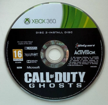 Диск для XBOX 360 - Call of Duty Ghosts англ, (диск 2), Б/У