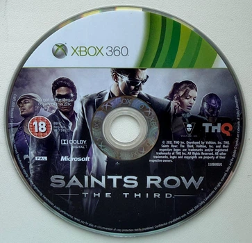 Диск для XBOX 360 - Saints Row The Third рус суб, Б/У