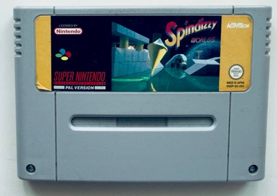 Картридж для Nintendo SNES - Spindizzy Worlds, английская версия, Б/У