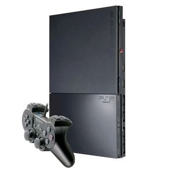 Игровая консоль Sony PlayStation 2 SLIM Black SCPH-90004, Б/У