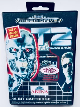 Картридж для SEGA Mega Drive - T2 The Arcade Game, английская версия, Б/У
