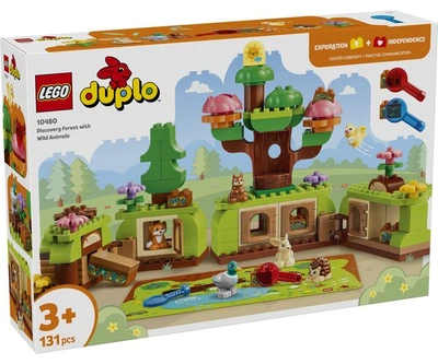 Конструктор LEGO DUPLO Ліс відкриттів із дикими тваринами (10480)