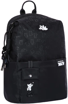 Рюкзак YES T-105M Lazy Cat 40x27x14 см Black (5056574460103)