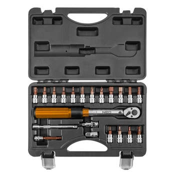 Динамометричний ключ 1/4 ", 5-25 Нм, комплект 21 шт NEO TOOLS (08-821)