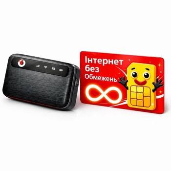 Беспроводной 4G Wi-Fi модем U10S Pro, Cat 6 с аккумулятором 3000 мАч + безлимитная SIM-карта Vodafone