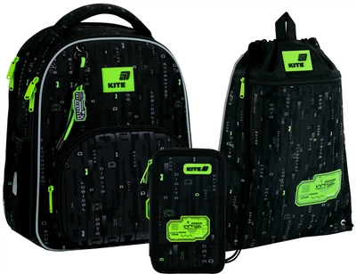 Набір Kite Digital рюкзак + пенал + сумка для взуття Чорний (SET_K26-556M-4)