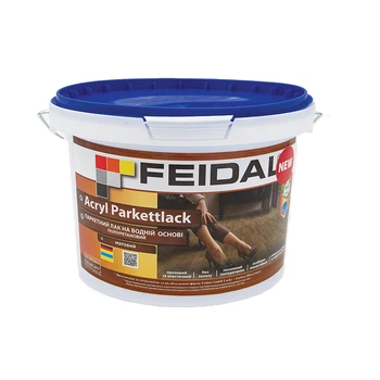 Лак паркетный матовый на водной основе Feidal Acryl Parkettlack 1 л