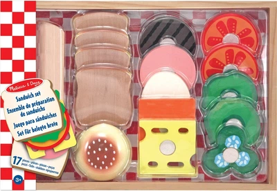 Zestaw do zabawy Melissa & Doug Kanapki drewniane 806111 (0681147002234)