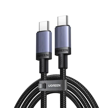 Кабель UGREEN L528 USB-C to USB-C PD 3.0 100W 5A Fast Charging Cable 3m Space Gray (65834)