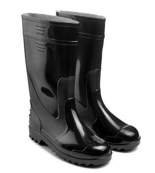 Чоботи чоловічі гумові Premium Litma чорні суцільнолиті 47