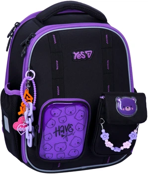 Рюкзак каркасный YES H-100S Have Fun 35х28х15 см Black (5056574459824)