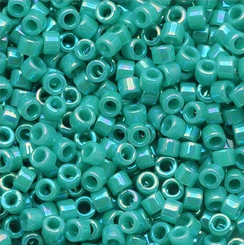 DB-166 Бісер Miyuki Delica Beads 11/0 (райдужний бірюзовий), 50 г