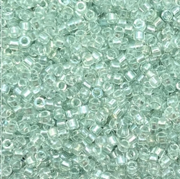 DB-1675 Бісер Miyuki Delica Beads 11/0 (райдужний м'ятний), 50 г
