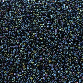 DB-2 Бісер Miyuki Delica Beads 11/0 (металік ірис темно-синій), 50 г
