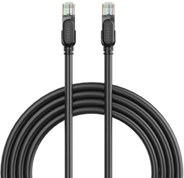 Патч-корд Earldom NW1 RJ-45 Cat6 UTP 26AWG 1000 Мбит/с 2 м Black (IC-000005)