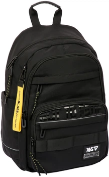 Рюкзак школьный YES TS-47M Blaze 40х30х17 см Black (5056574460059)