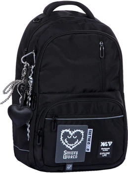 Рюкзак школьный YES TS-50L Moon 47х30х17 см Black (5056574460684)