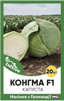Белокочанная капуста Rijk Zwaan Конгама F1, 20 шт