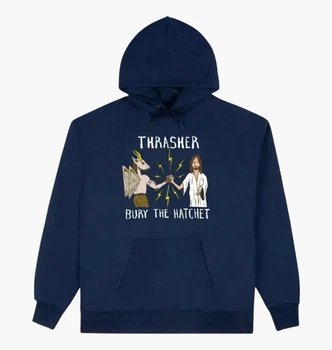 Худи Thrasher Thr X Toy Machine B.T.H. Blue 145594-NAV M