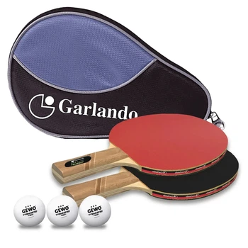 Набор для настольного тенниса Garlando Tempest 2 Bats 3 Balls Red/Black (1073-931865)