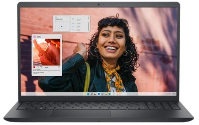 Ноутбук DELL Inspiron 3530 (3530-3470), Intel Core i3-1305U / 15.6" / 120 Hz / RAM 8 ГБ / SSD 512 ГБ / Intel UHD Graphics / Windows 11 / Чорний
