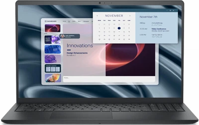 Ноутбук Dell Pro 15 Essential (PV15250_RPLU_007_P_UBU_NOBK-05), Intel Core i7-1355U / 15.6" / RAM 16 ГБ DDR4 / SSD 512 ГБ / Intel UHD Graphics / Linux / Чорний