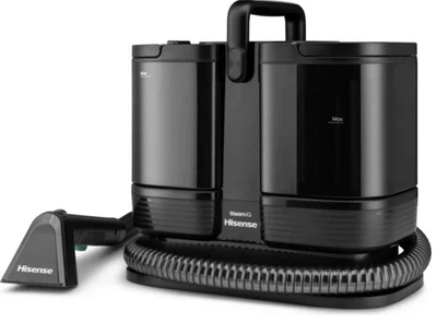 Пароочиститель Hisense, 1500 Вт, 1.8 л, пароочиститель черный, пароочиститель с насадками, уборка паром