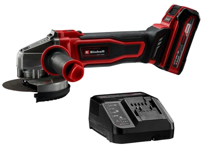 Кутова акумуляторна шліфмашина Einhell TE-AG 18/125-2 Li (1 x 4.0 А·год) (4431190) (4006825683400)