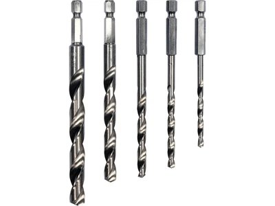 Набор сверл по металлу STHOR 21650 HSS HEX 1/4" 4-10 мм 5 шт