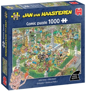 Puzzle Jumbo Jan Van Haasteren BBQ Party! 1000 elementów 1110100530 (8721017603344)