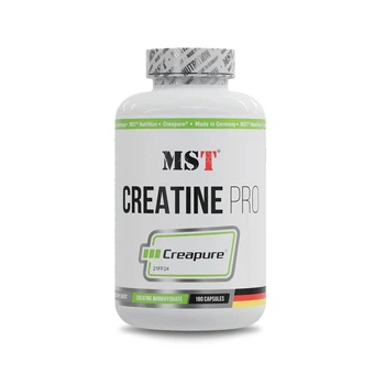 Креатин моногидрат Creatine PRO Creapure, 180 капсул MST Nutrition (2000003472437)