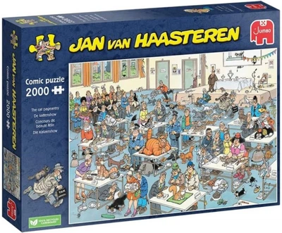 Puzzle Jumbo Jan van Haasteren Kocia Rewia 2000 elementów (8721017604617)