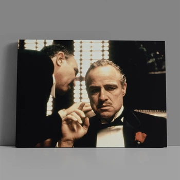 Интерьерная картина Крёстный отец, Вито Корлеоне, The Godfather, 30×42 см (id6895)