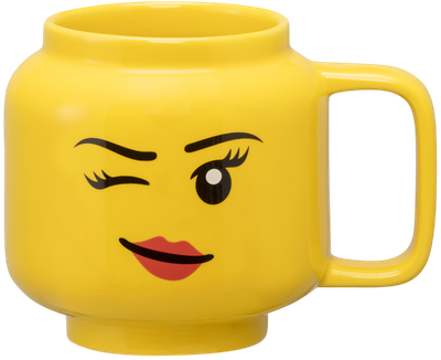 Керамічна кружка LEGO Iconic Winking Girl 255 мл Жовта (5711938247720)