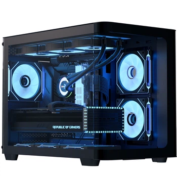 Корпус AeroCool P300C Компактний з ARGB підсвічуванням Black (р.Mini-Tower)