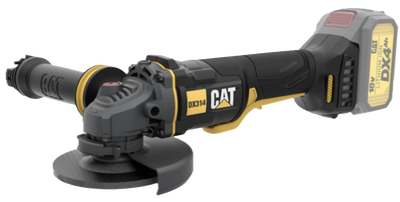 Акумуляторна кутова шліфмашина CAT DX314B без акумулятора та зарядного пристрою (6943475826222)