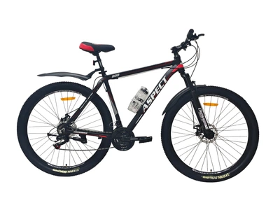 Велосипед CrossBike Aspect 29" 19" Чорний-Червоний