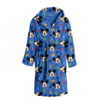 Дитячий махровий халат із капюшоном Hermet Disney Mickey Mouse 2-3 роки 92-98 см синій