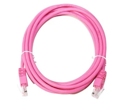 Патч-корд 3 м, UTP, Pink, Cablexpert, Cat.5e, CCA, PVC (PP12-3M/RO)