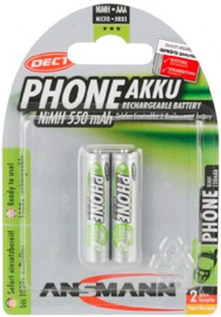 Акумулятор Ansmann AAA 550 mAh DECT 2 шт (5035523)