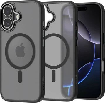 Etui na smartfon Tech-Protect MagEdge Magsafe do Apple iPhone 17 Gun Metal (5906302330454)