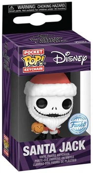 Брелок Funko Pop Disney Nightmare Before Christmas Santa Jack (889698828222)
