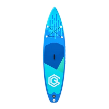 SUP-доска надувная GQ 11' (335х81х15 см) Двухслойная туринговая с веслом и аксессуарами 7в1