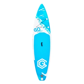 SUP-доска надувная GQ 11' (335х81х15 см) Двухслойная туринговая с веслом и аксессуарами 7в1
