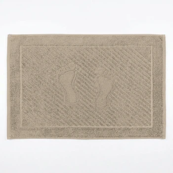 Полотенце махровое для ног Elegante EL 650 г/м² 50x70 см Бежевое