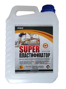 Пластификатор для бетона, 5л.