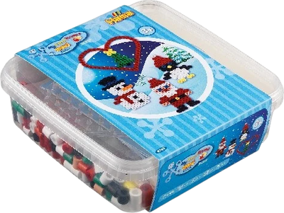 Набір для термомозаїки Hama Maxi Beads Christmas 600 шт. + 1 основа 388749 (28178087494)