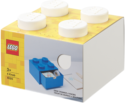 Контейнер LEGO Класичний блок з шухлядою 4 Білий (5711938031916)