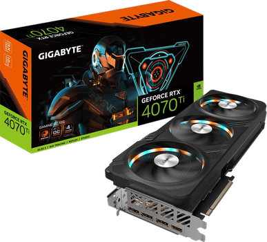 Видеокарта GeForce RTX 4070 Ti 12GB Gigabyte Gaming OC (GV-N407TGAMING OC-12GD) Б/У